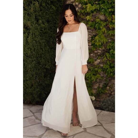Baltic Born Giselle Maxi Dress | White Size L - Picture 3 of 5